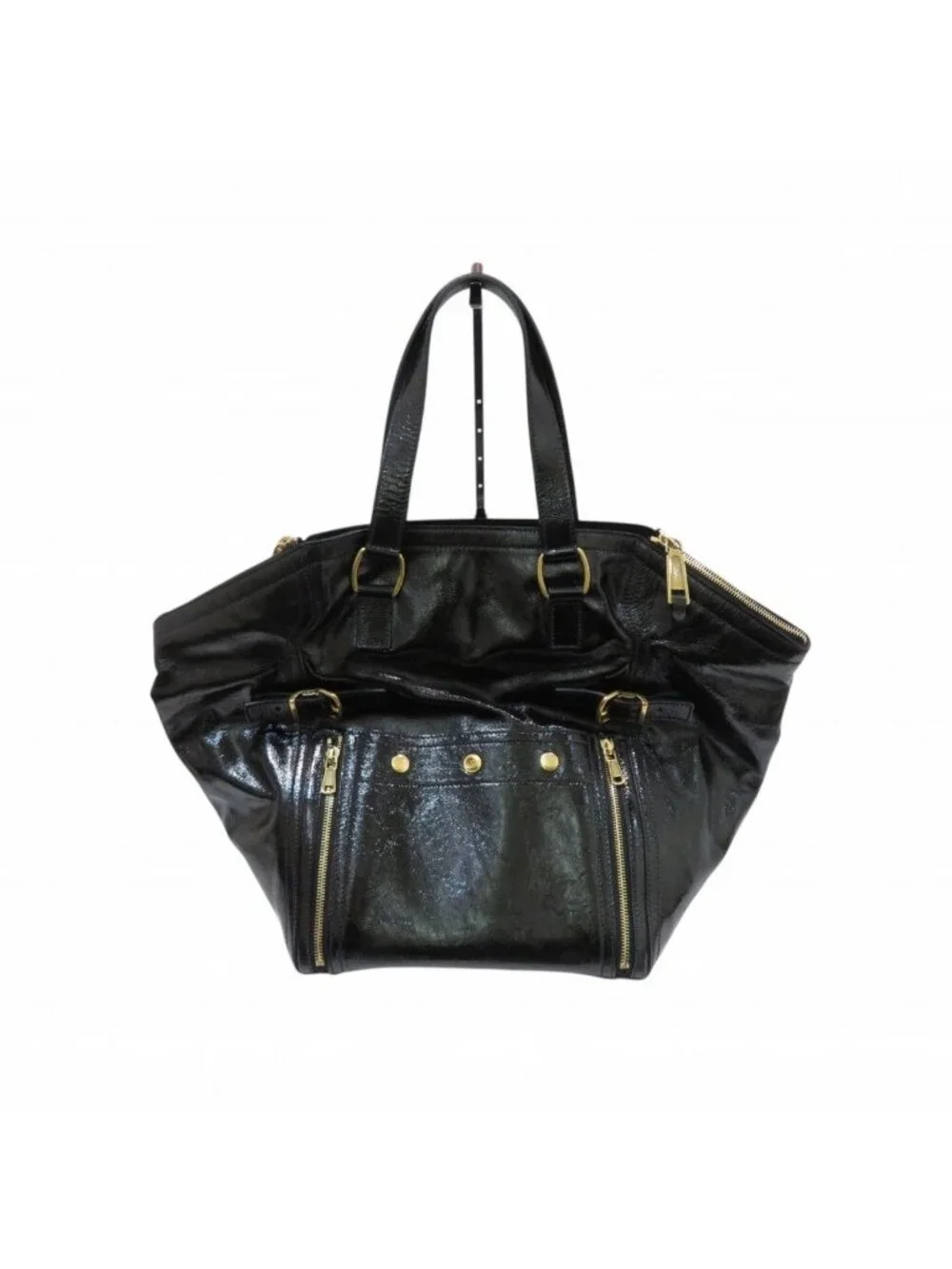 Saint Laurent Downtown Tote Bag Patent Leather